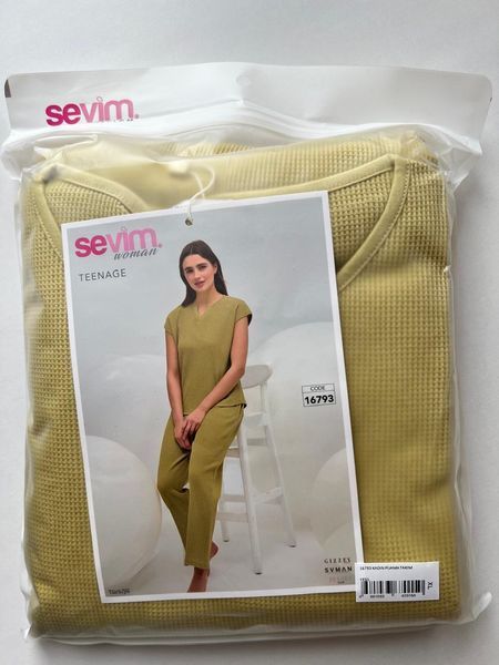 Комплект жіночий для дому та сну S,M,L,XL Sevim Туреччина 100% бавовна S-46 розмір 16793 фото