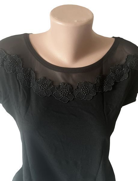 Футболка жіноча віскозна чорна L-XXL Ozkan Туреччина 22451 фото